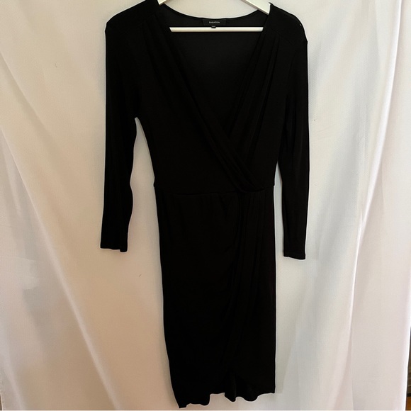 Aritzia Babaton black slinky dress - Picture 2 of 4